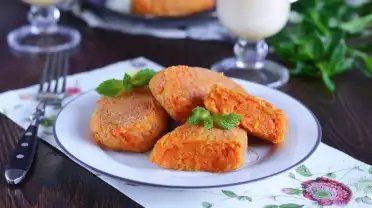 Морковные котлеты
