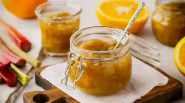 Варенье из ревеня с апельсином