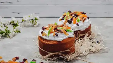 Морковный кулич