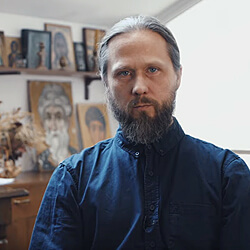 Руководитель стенописной мастерской Дмитрий Кунцевич стал героем фильма из цикла «Лица Церкви»