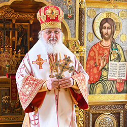 Митрополит Вениамин поздравил Святейшего Патриарха Кирилла с днем тезоименитства