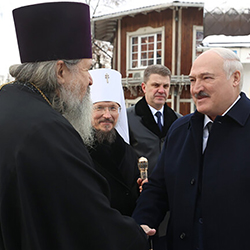 7 января наш монастырь посетил президент Беларуси Александр Лукашенко